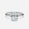 oval cut solitaire ring
