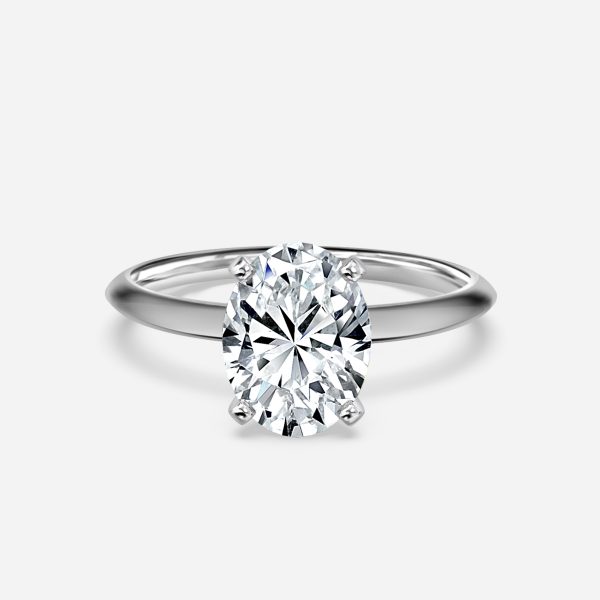 oval cut solitaire ring