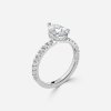 pear cut 2 carat diamond hidden halo ring
