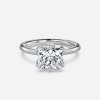 platinum solitaire princess ring