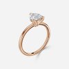 rose gold and heart ring