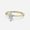 solitaire marquise shape engagement rings