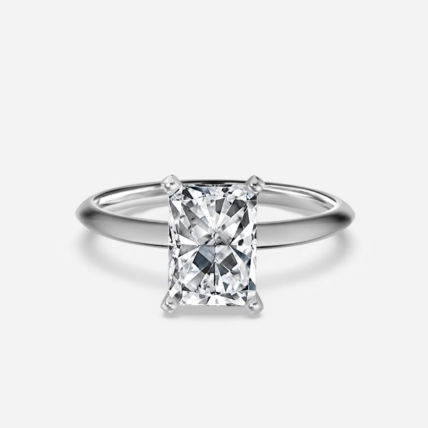 unique radiant engagement ring