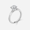 white gold round cut solitare engagement rings