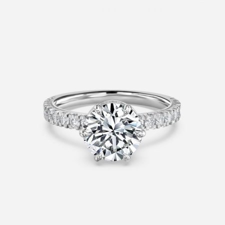 Kenzo Round Hidden Halo Engagement Ring Kenzo Round Hidden Halo Engagement Ring