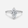 women marquise cut solitaire diamond ring