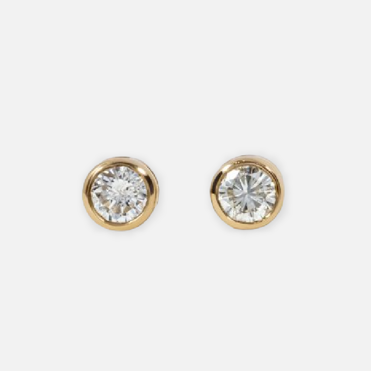 round round-diamond-studs studs