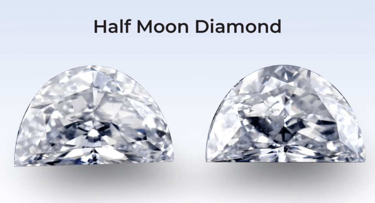 Half Moon Diamond: Express Your Feelings With An Impressive Cut