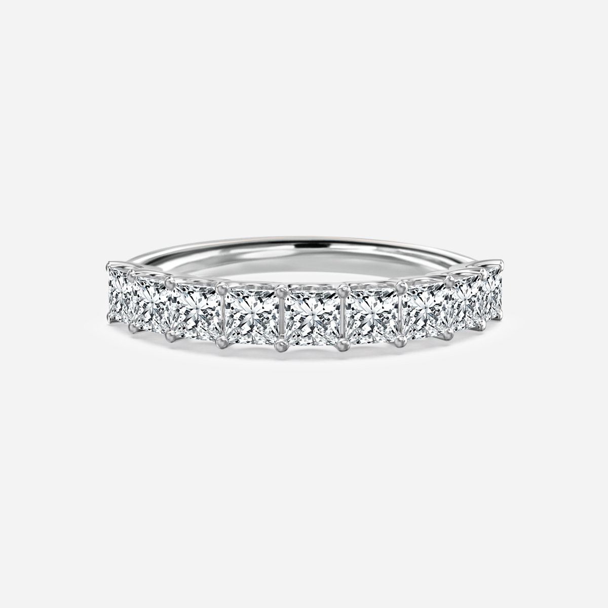 princess cut eternity ring