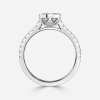 engagement ring white gold diamond band