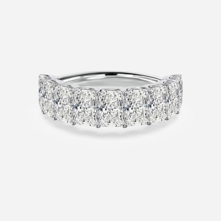Radiant Diamond Half Eternity Ring Radiant Diamond Half Eternity Ring