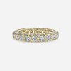 bezel round cur 14k yellow gold eternity band