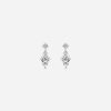 drop marquise diamond white gold earrings