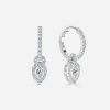 pear diamond earrings white gold