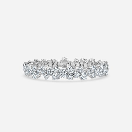round diamond eternity band white gold