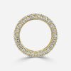 round diamond ring yellow gold wedding ring