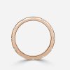 14k rose gold plan band wedding ring