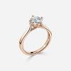 2.5 carat round cut diamond ring