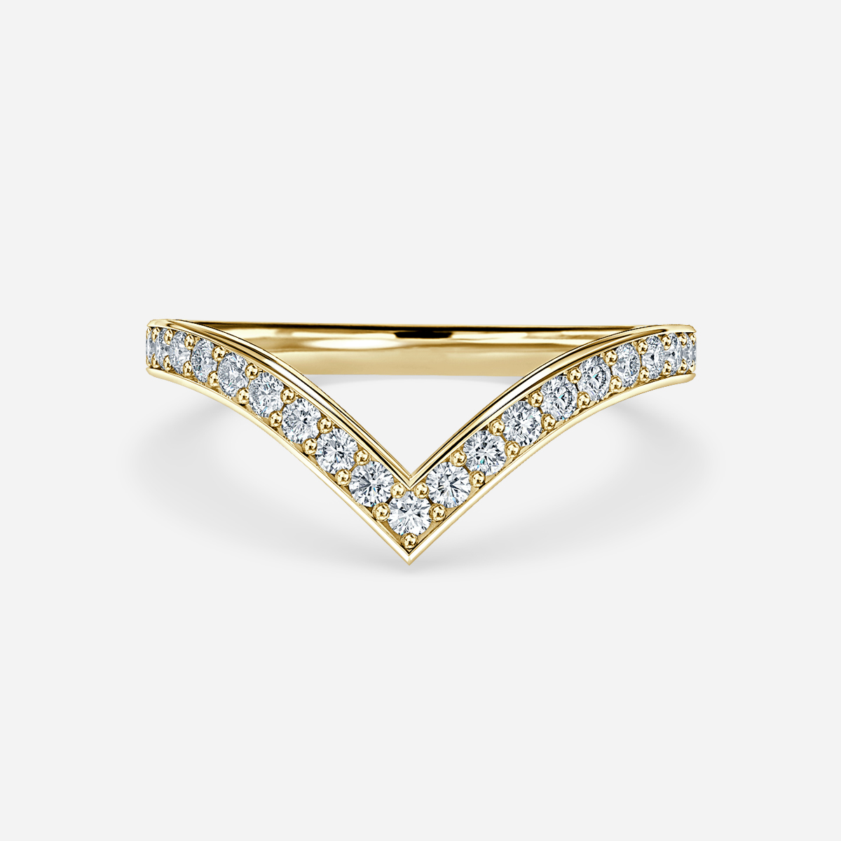Diamond ring yellow gold