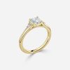 cushion cut solitaire ring