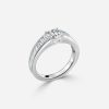 cushion shape white gold best gift ring