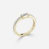 diamond band wedding gift ring yellow gold