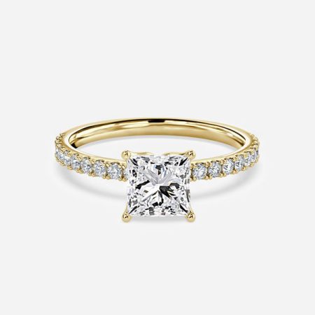 Lepidus Princess Hidden Halo Engagement Ring Lepidus Princess Hidden Halo Engagement Ring