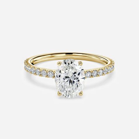 Lepidus Oval Hidden Halo Engagement Ring Lepidus Oval Hidden Halo Engagement Ring