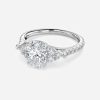 oval diamond white gold engagement ring solitaire