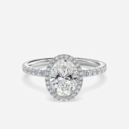 Nefta Oval Halo Engagement Ring Nefta Oval Halo Engagement Ring
