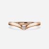 plan one stone diamond ring rose gold