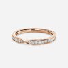 round cut channel set wedding ring