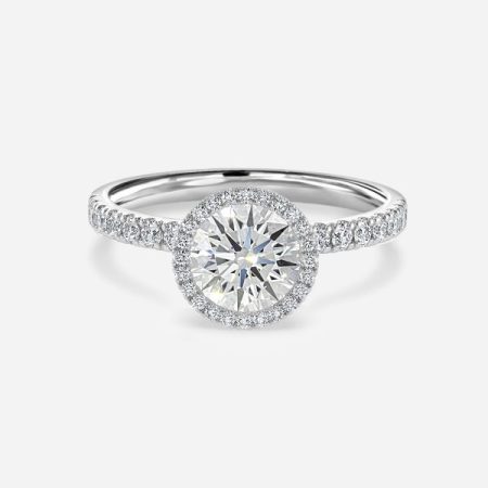 Nefta Round Halo Engagement Ring Nefta Round Halo Engagement Ring