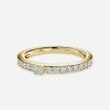 round shape yellow gold wedding ring