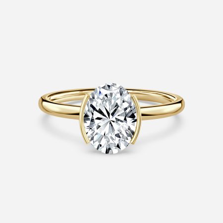 Augusta Oval Bezel Engagement Ring Augusta Oval Bezel Engagement Ring