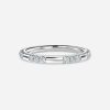 solitaire wedding ring white gold
