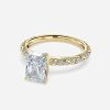 twisted diamond ring radiant cut
