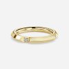 yellow gold plan wedding ring