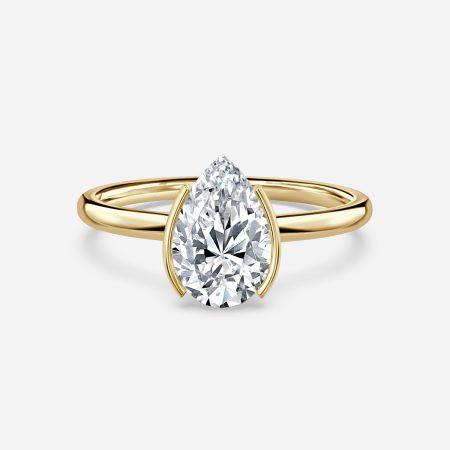 Augusta Pear Bezel Engagement Ring Augusta Pear Bezel Engagement Ring