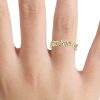 18k yellow gold ring