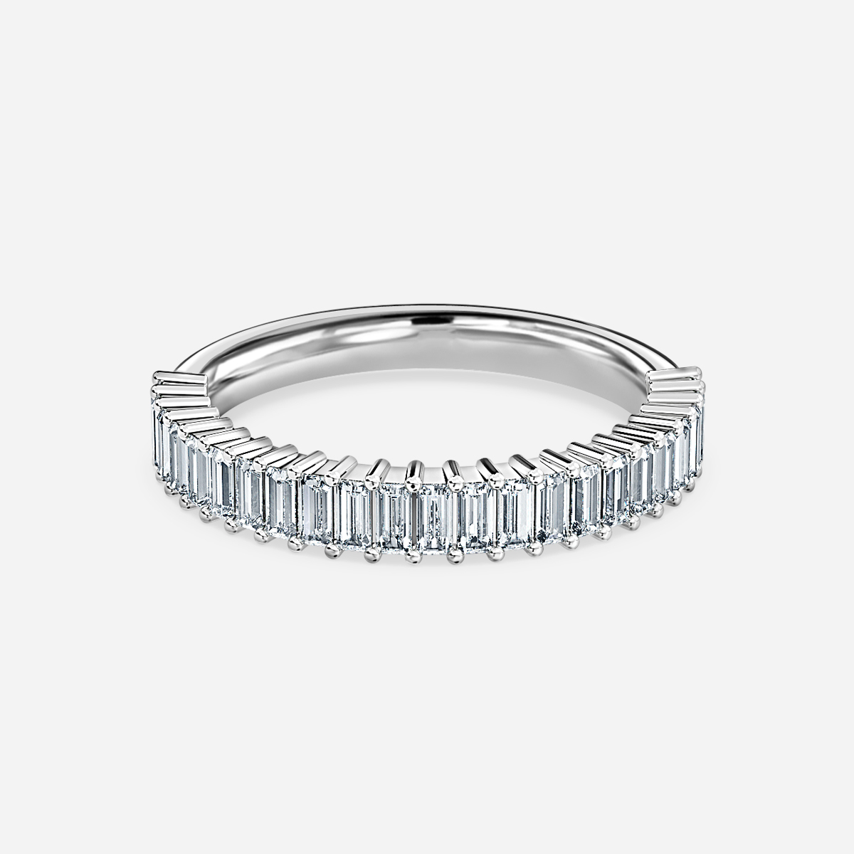 Eternity white gold Wedding Ring