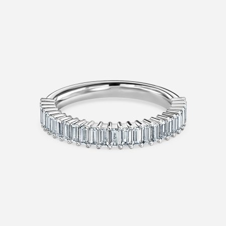 0.92ct Matic Anniversary Wedding Ring In 14K White Gold (US Size: 4.75) 0.92ct Matic Anniversary Wedding Ring In 14K White Gold (US Size: 4.75)