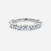 Half Eternity white Gold Wedding Ring