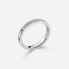 channel set wedding band white gold