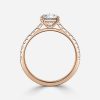 diamond band rose gold wedding ring