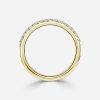 round cut yellow gold wedding ring