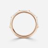 small diamond rose gold wedding ring