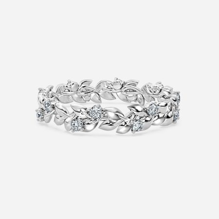 0.20ct Ivy Diamond Wedding Ring In 14K White Gold (US Size: 4) 0.20ct Ivy Diamond Wedding Ring In 14K White Gold (US Size: 4)