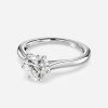 white gold heart diamond ring