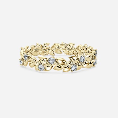 0.20ct Ivy Diamond Wedding Ring In 14K Yellow Gold (US Size: 8.25) 0.20ct Ivy Diamond Wedding Ring In 14K Yellow Gold (US Size: 8.25)
